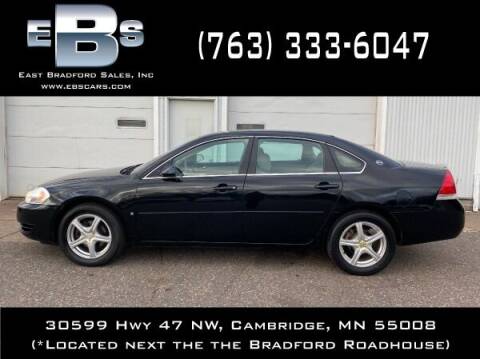 2007 Chevrolet Impala for sale at East Bradford Sales, Inc in Cambridge MN