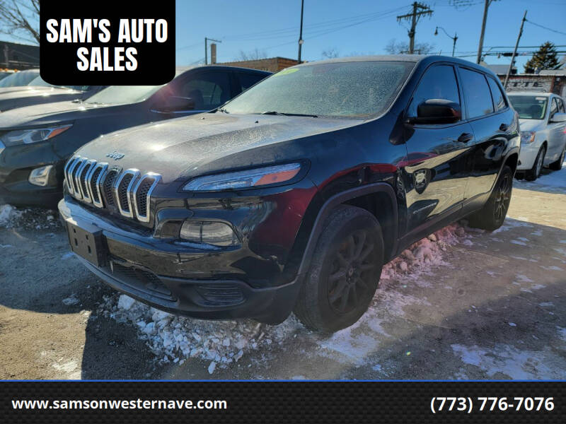 2014 Jeep Cherokee for sale at SAM'S AUTO SALES in Chicago IL