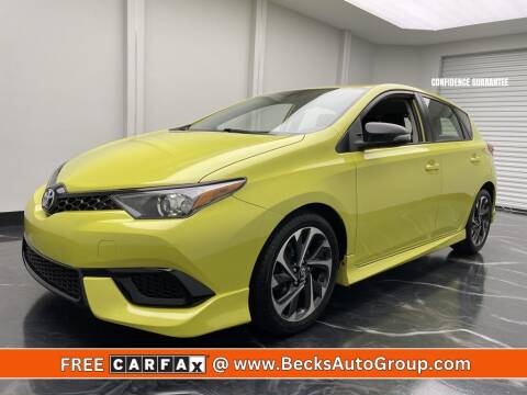 2018 Toyota Corolla iM for sale at Becks Auto Group in Mason OH
