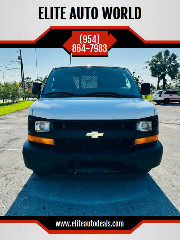 2015 Chevrolet Express for sale at ELITE AUTO WORLD in Fort Lauderdale FL