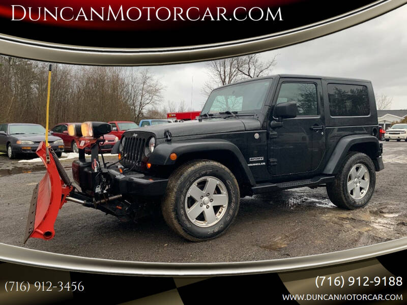 2010 Jeep Wrangler for sale at DuncanMotorcar.com in Buffalo NY