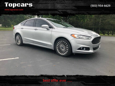 2014 Ford Fusion for sale at Topcars in Wilsonville OR