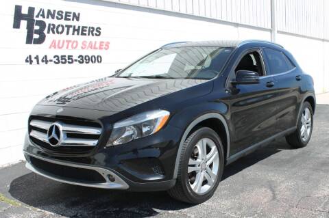 2015 Mercedes-Benz GLA for sale at HANSEN BROTHERS AUTO SALES in Milwaukee WI