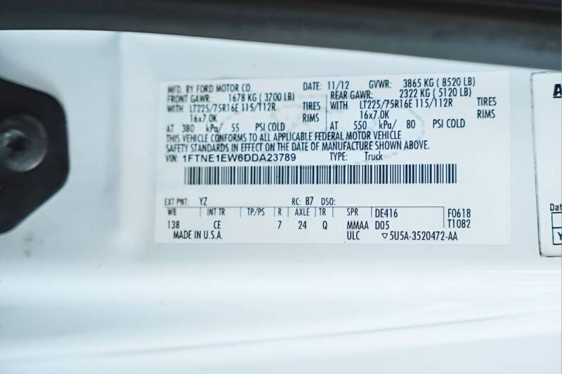 2013 Ford E-Series E-150