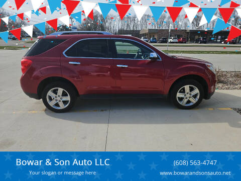2014 Chevrolet Equinox for sale at Bowar & Son Auto LLC in Janesville WI