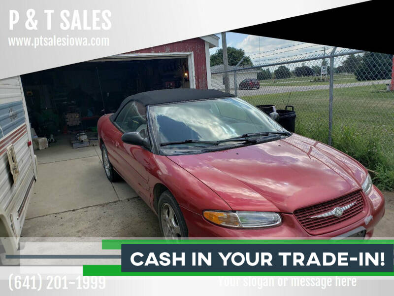 2000 Chrysler Sebring for sale at P & T SALES in Clear Lake IA