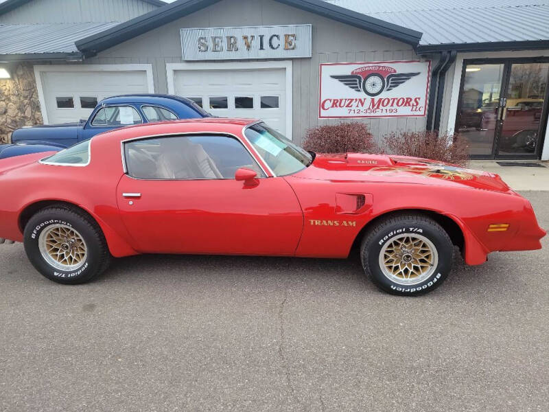 1978 Pontiac Trans Am for sale at CRUZ'N CLASSICS LLC - Classics in Spirit Lake IA
