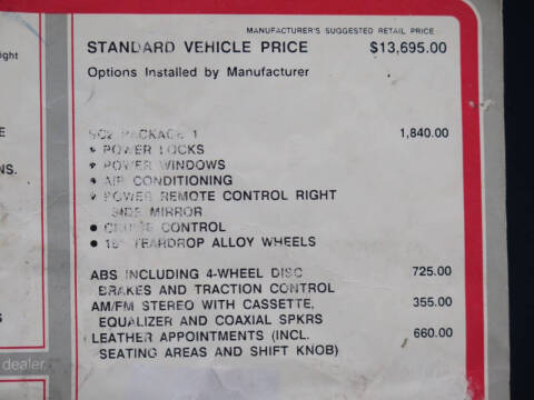 1994 Saturn S-Series SC2