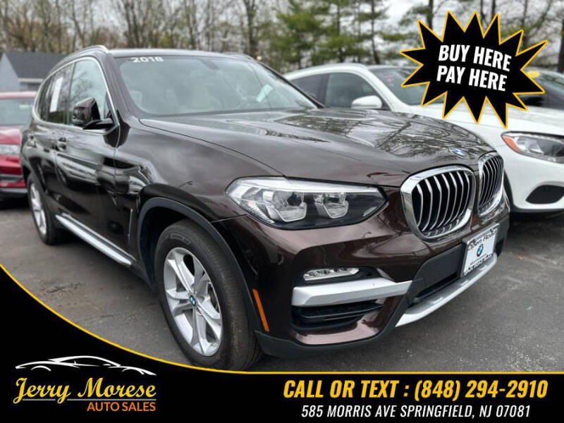 2018 BMW X3 for sale at Jerry Morese Auto Sales LLC in Springfield NJ