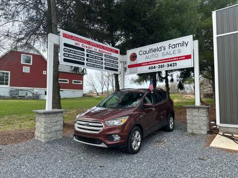 2018 Ford Escape for sale at Caulfields Family Auto Sales in Bath PA