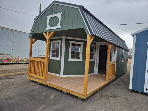 2025 Old Hickory 12X28 Lofted Barn for sale at Padgett Auto Sales in Aberdeen SD