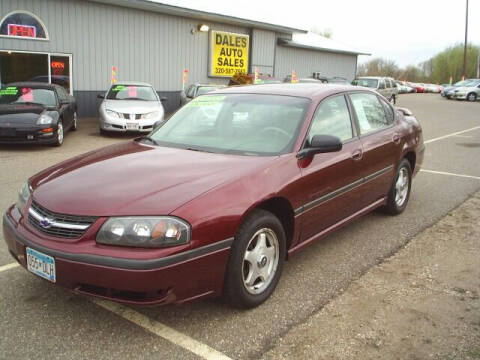 2000 Chevrolet Impala for sale at Dales Auto Sales in Hutchinson MN