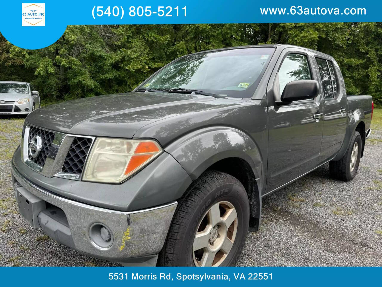 2007 Nissan Frontier for sale at 63 Auto Inc in Spotsylvania, VA