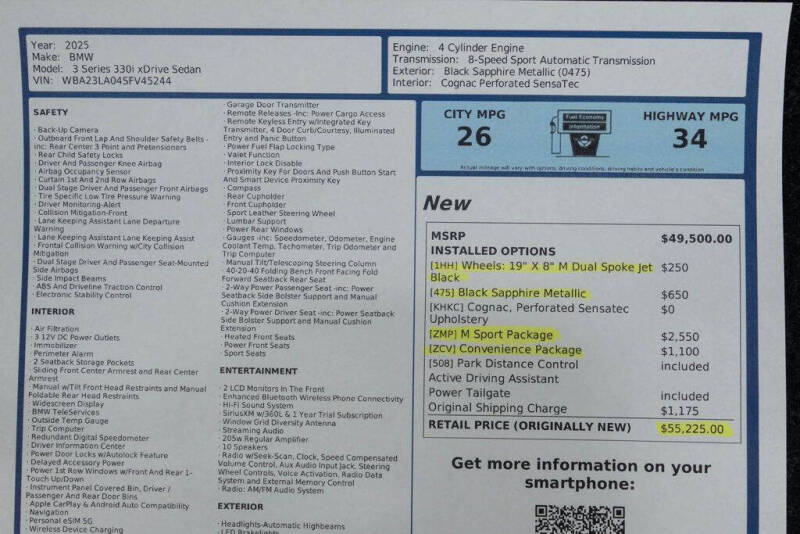 2025 BMW 3 Series 330i xDrive