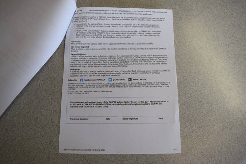 2011 Mercedes-Benz E-Class E 350 Sport 4MATIC