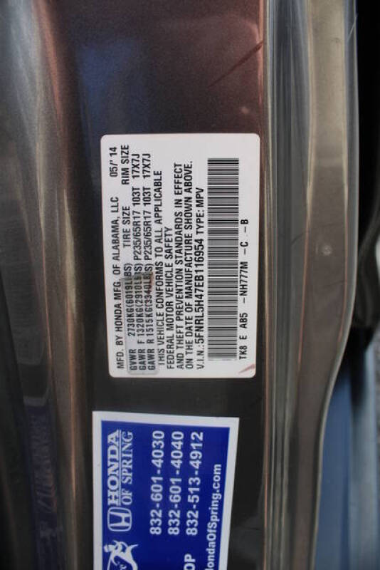 2014 Honda Odyssey EX