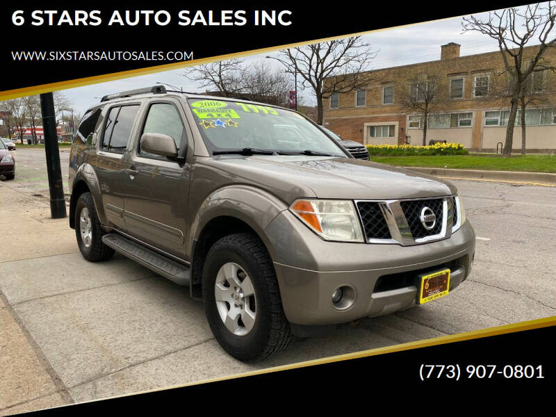 2006 Nissan Pathfinder for sale at 6 STARS AUTO SALES INC in Chicago IL