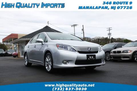 2010 Lexus HS 250h for sale at High Quality Imports in Manalapan NJ
