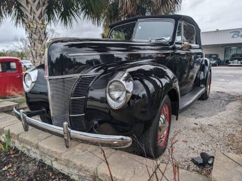 1940 Ford CONVERTIBLE for sale at Bogue Auto Sales in Newport NC