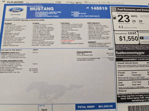 2018 Ford Mustang EcoBoost Premium