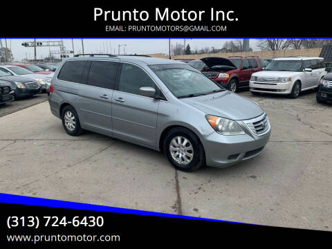 2009 Honda Odyssey for sale at Prunto Motor Inc. in Dearborn MI