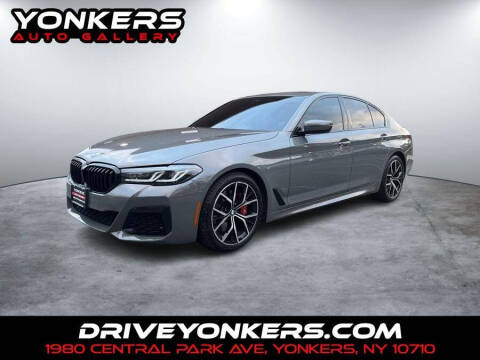 2022 BMW 5 Series for sale at SILVERLINE AUTO GROUP in Queens NY