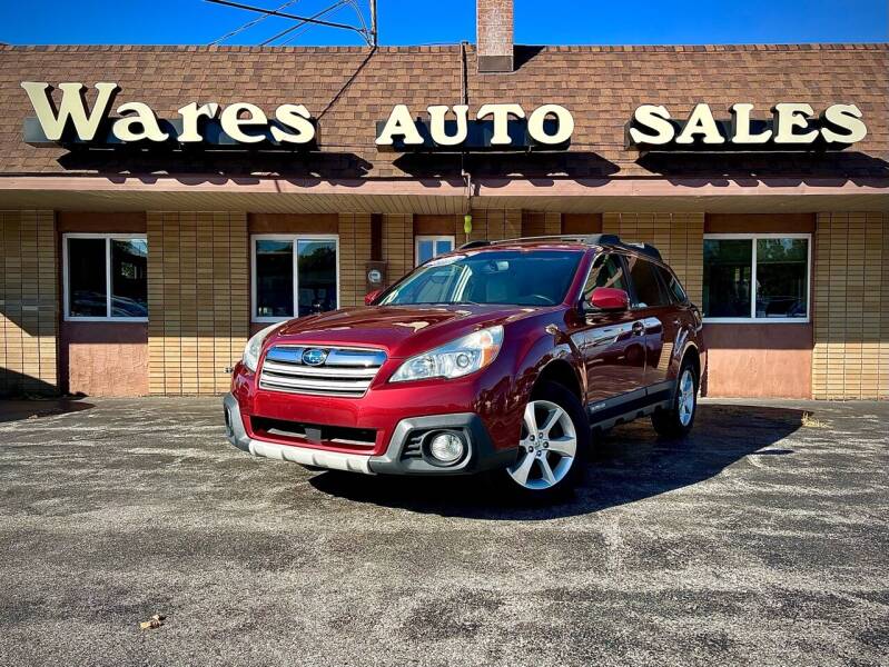 2013 Subaru Outback for sale at Wares Auto Sales INC in Traverse City MI