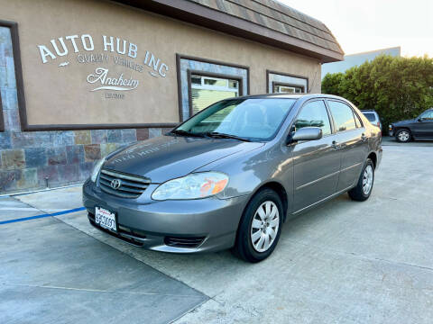 2004 Toyota Corolla for sale at Auto Hub, Inc. in Anaheim CA