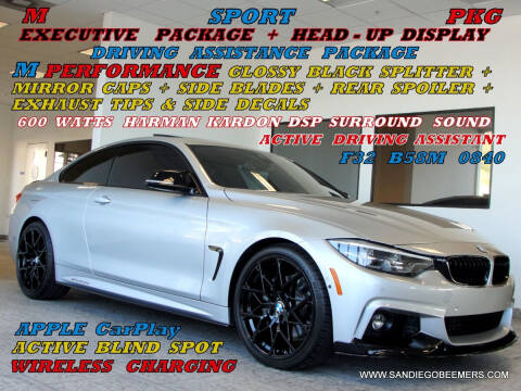2019 BMW 4 Series for sale at SAN DIEGO BEEMERS in San Diego CA