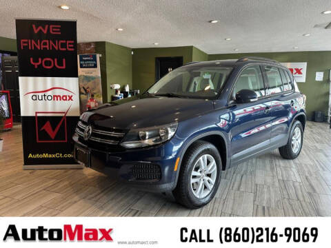 2016 Volkswagen Tiguan for sale at AutoMax in West Hartford CT
