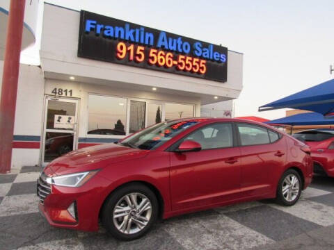 2019 Hyundai Elantra for sale at Franklin Auto Sales in El Paso TX