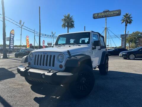 2013 Jeep Wrangler for sale at A MOTORS SALES AND FINANCE - 10110 West Loop 1604 N in San Antonio TX