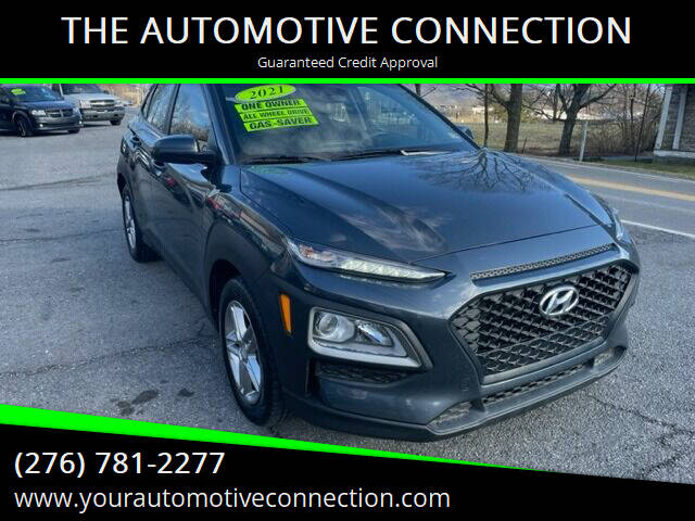 2021 Hyundai Kona for sale at THE AUTOMOTIVE CONNECTION in Atkins VA
