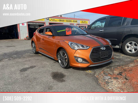 2016 Hyundai Veloster for sale at A&A AUTO in Fairhaven MA