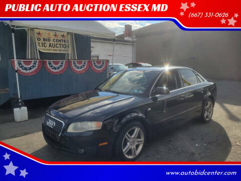 2007 Audi A4 for sale at PUBLIC AUTO AUCTION ESSEX MD in Essex MD