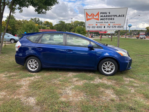 2012 Toyota Prius v for sale at Phil's Marketplace Motors in Arnolds Park IA
