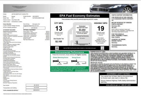 2011 Aston Martin Rapide
