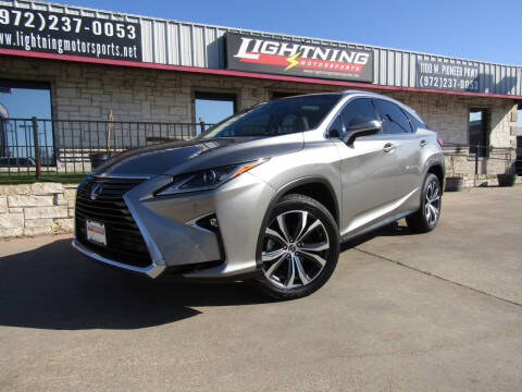 2018 Lexus RX 350 for sale at Lightning Motorsports in Grand Prairie TX