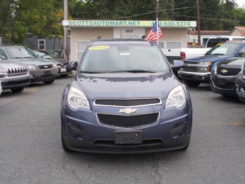 2013 Chevrolet Equinox for sale at Scott's Auto Mart in Dundalk MD