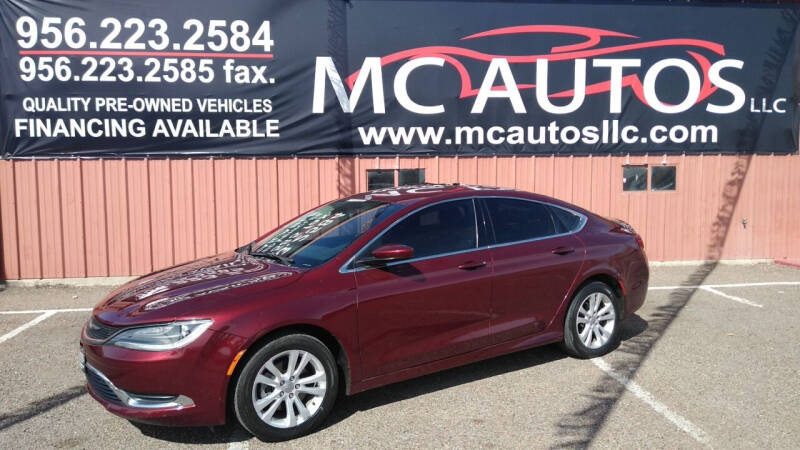2016 Chrysler 200 for sale at MC Autos LLC in Pharr TX
