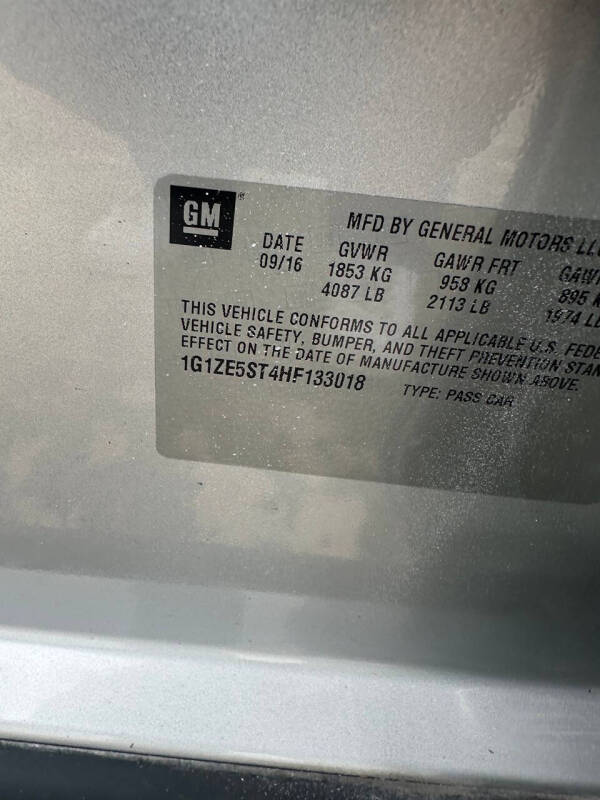 2017 Chevrolet Malibu LT