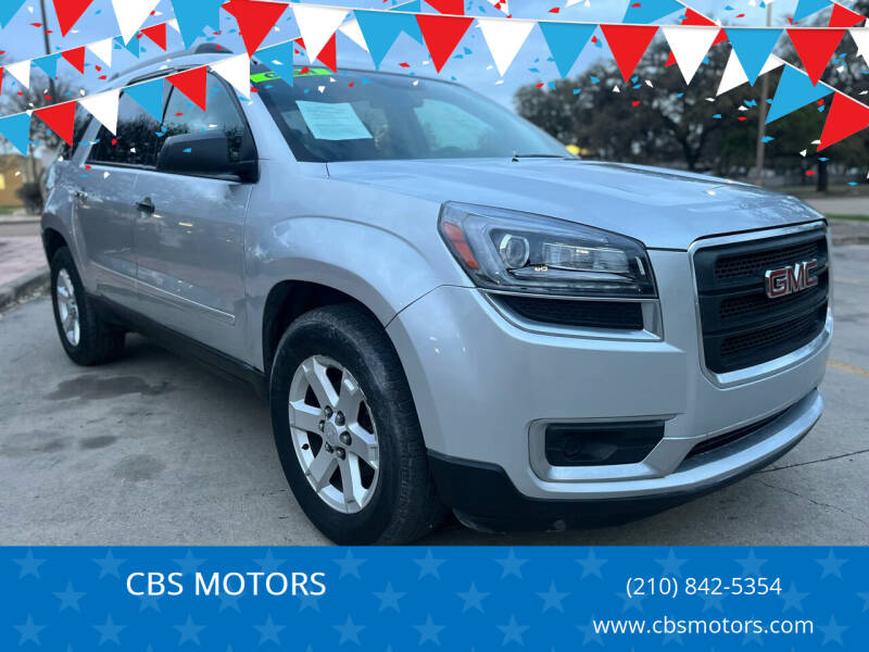 2013 GMC Acadia for sale at CBS MOTORS in San Antonio TX