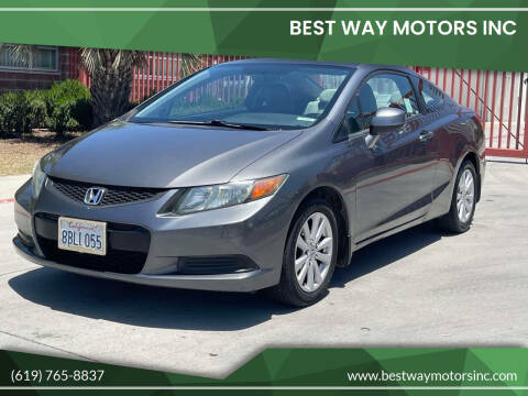 2012 Honda Civic for sale at BEST WAY MOTORS INC in San Diego CA