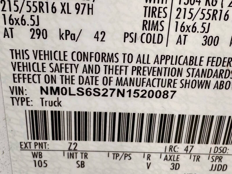 2022 Ford Transit Connect