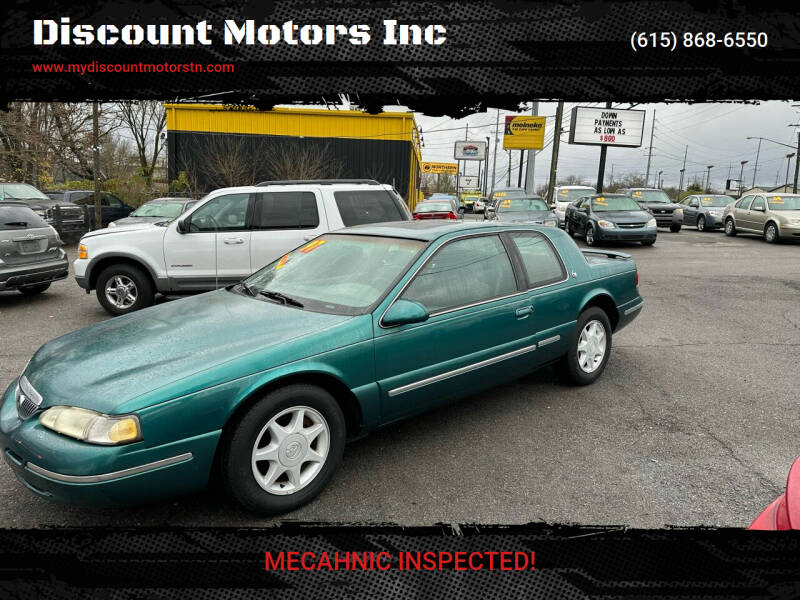 1997 Mercury Cougar for sale at Discount Motors Inc in Madison TN