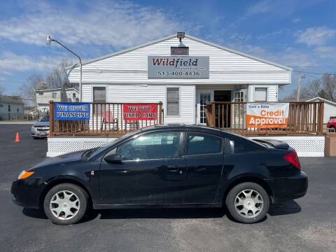 2005 Saturn Ion for sale at Wildfield Automotive Inc in Blanchester OH