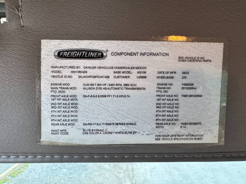 2023 Freightliner M2 106