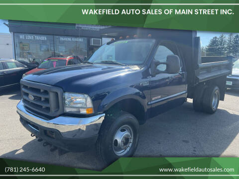 2004 Ford F-350 Super Duty for sale at Wakefield Auto Sales of Main Street Inc. in Wakefield MA