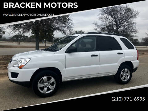 2010 Kia Sportage for sale at BRACKEN MOTORS in San Antonio TX