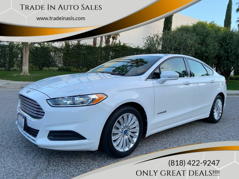2013 Ford Fusion Hybrid for sale at Trade In Auto Sales in Van Nuys CA